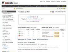 Tablet Screenshot of elecsky.com